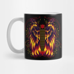 crow wing retro Mug